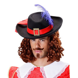 Cappello Moschettiere Nero