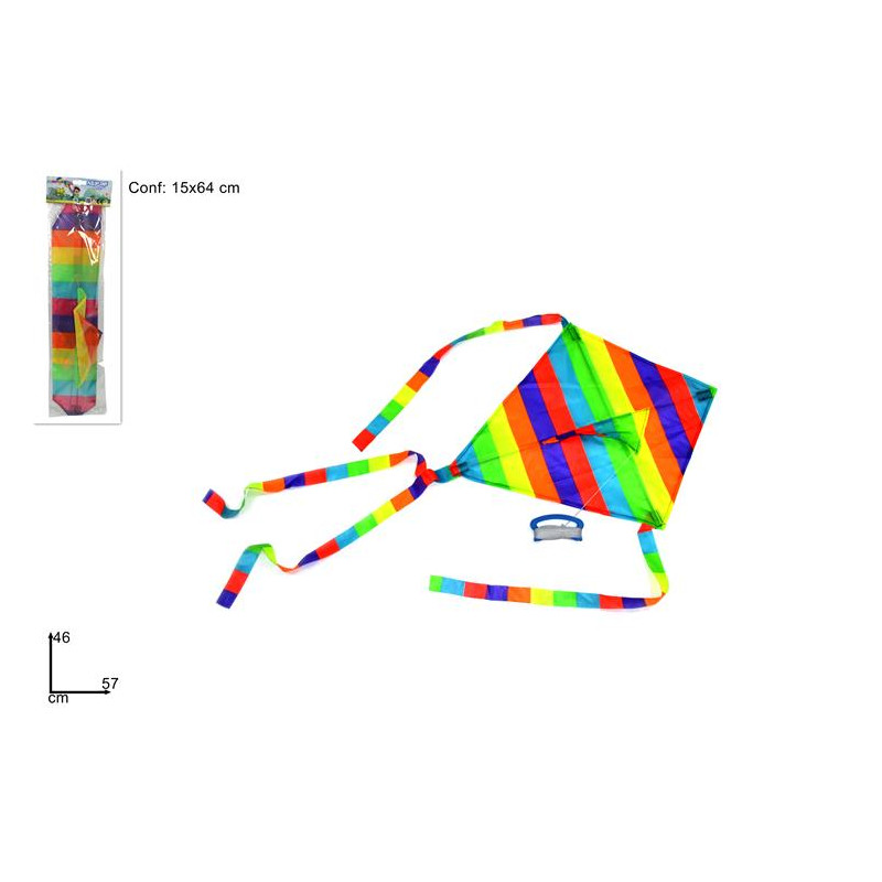 Aquilone Arcobaleno 57x46 cm
