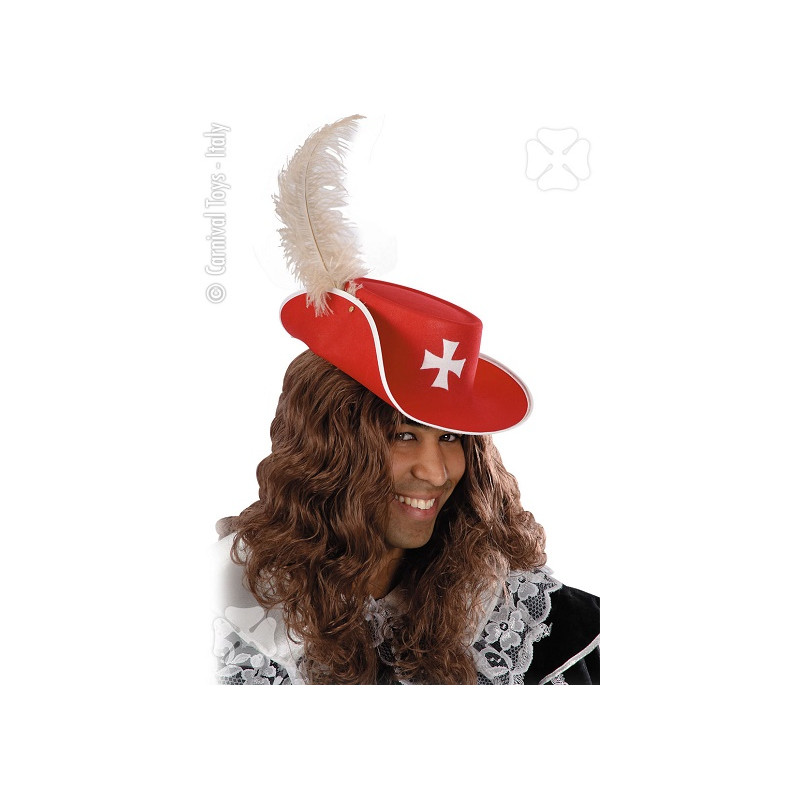Cappello Moschettiere Rosso