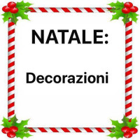 DECORAZIONI NATALIZIE