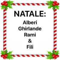 ALBERI GHIRLANDE RAMI E FILI